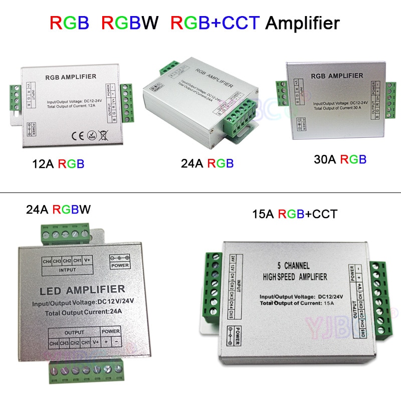 RGB, RGBW, RGBWW, RGB + CCT LED , RGBWC..